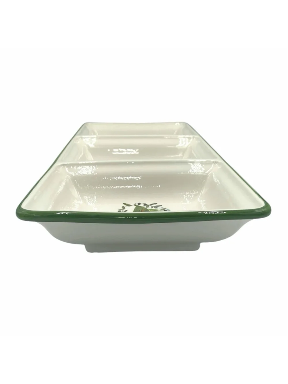 Crate & Barrel Rosanna Import Tuscany Series Divided Dish Platter Made in Italy